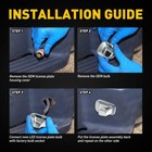 2pc For 88-00 Chevy C k 1500 2500 3500 Bright Led License Plate Lights Tag Lamps