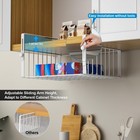 2pack Under Shelf Basket Organizer adjustable Hanging Holder Storage For Cabi   