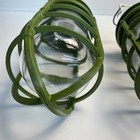 Vintage Keene Stonco 40 801 Avocado Green Industrial Cage Lights Rewired