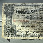 Mexico 20 Pesos 1913 Revolutionary Era Bank Note Veinte Pesos