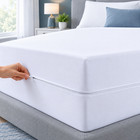 Zippered Mattress Encasement Waterproof Protector Deep Pocket Bed Bug Protector