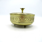 Vintage Shiseido Powder Puff Jewelry Trinket Vanity Box Japan W puff   Screen