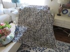 Real Look Vintage Zebra Print Heavy Upholstery Fabric Never Used Amazing Colors