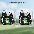 Toddler Harness Backpack Leash With Wrist Link   Cute Dinosaur Anti-lost Walk   