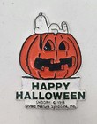 Vintage Snoopy Peanuts Happy Halloween Ufs Pumpkin Magnet