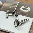 Montblanc Star Stainless Steel Cufflinks  No Box