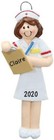 Personalized   Nurse   Christmas Hanging Tree Ornament Holiday Gift