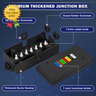 7 Way Trailer Junction Box Weatherproof 7 Pin Trailer Wiring Box 7 Color