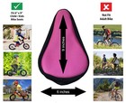 Kids Bike Gel Seat Cushion Cover  8x5 Inch Comfortable Bicycle Saddle Pad