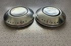 1969-74 Amc Javelin  Rebel  Amx 10  Dog Dish Poverty Style Hubcaps  Set Of 2