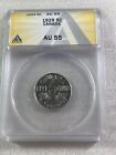 1929 Canada 5 Cents Graded Au 55 By Anacs