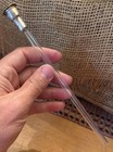Vintage Glass Seltzer Bottle Glass Straw Nos Replacement Part