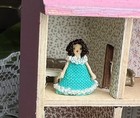 Dollhouse Miniature Micro 1 144 Scale Tiny Lady Dolly Doll Wood Artist Handmade