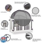 Zxplo Baby Safety Crib Tent Infant Pop Up Mosquito Net Nursery Bed Canopy Net