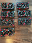Crypto Mining Gpus Lot     12 Radeon Rx Red Devil Sapphire Msi     Untested Parts