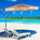 Aoodor Grand Patio 10 Ft Thatched Tiki Umbrella Outdoor Beach Pool Sun Shade