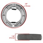 Front Brake Pads   Rear Shoes For Suzuki Vs800 Vs800gl Intruder 800 1992-2009