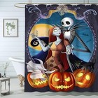 Christmas Shower Curtain Sets Kids Bathroom Halloween Christmas Decor