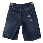 U s  Polo Assn Denim Bermuda Shorts   Youth Size 10   Blue 100  Cotton