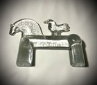 Kosta Boda Glass Horse With Bird Sculpture 1974 Noah Series Bertil Vallien   