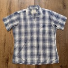 Vtg 50s 60s Arrow Shirt Loop Collar Wash And Wear Contour Zephyr Usa Mens Medium