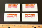 Rare  Lot Of 6 Dunkin Donuts Vintage Manager   Employee Uniform Pinback Nametags
