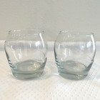 Chivas Whiskey Rocks Glasses Swirl Design Etched Logo Thick Base Tumbler 2 Set