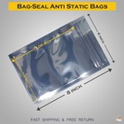 50 X Anti Static Shielding Esd Bag 6  X 8  Zip Reclosable Seal 15x20cm