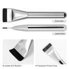 Premium Face Makeup Brush  Flat Spatula For Blending Cream Foundation  Silver