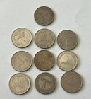 Uae Commemorative 10 Coins 1 Dirham Different Years  scarce 