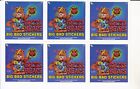 2017 Garbage Pail Kids Battle Of The Bands Gross Bears Set 6 6 Cards L4 16-20