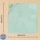 Baby Hooded Towels 31 X 31 In Baby Washcloths  Infant Super Soft Baby Bath To