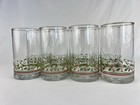 Set Of 8 Libbey Christmas Holiday Holly Berries Tumbler Glass Arby s 2a1