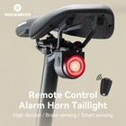 Rockbros Bike A8pro Electronic Horn Taillight Remote Control 115db Rechargeable 