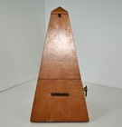 Vtg Mcm Seth Thomas Metronome De Maelzel Wood Musicians Timing Meter Instrument