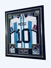Lionel Messi Argentina World Cup 2022 - Signed Jersey Framed   Icons Coa