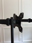 Vivo Stand-v002 Dual Monitor Desk Mount - Black