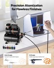 Vevor Airbrush Kit Air Brush Kit 1 6 Hp Air Compressor 3 Airbrushes 3 Tips Tank
