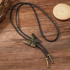  Western Bolo Tie Men Cowboy Leather Necktie Leather Cord Bl040-butterfly Gold