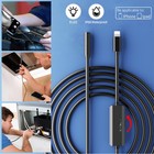 8pin Hd Endoscope Camera For Iphone 8 Leds Waterproof Inspection Borescope