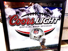 Coors Beer Mirror Sign Nfl Series