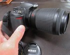 Nikon D3100 14 2mp Dslr Camera With Af-s Nikon Dx 55-200mm Zoom Vr Ed Lens