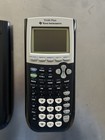 Texas Instruments Ti-84 Plus Graphing Calculator W  Cover Black Tested Works Vg