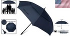 72-inch Windproof Golf Umbrella - Automatic Open With Double Canopy Protection