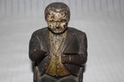 Vintage 1873 J   E Stevens Cast Iron Man In Chair Tammany Mechanical Bank