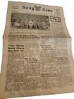 Wwii 1945 Navy News Guam Edition Newspaper Lot Pacific Theater Japan Surrender