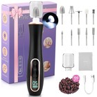 Cordless Electric Nail Drill Set - 10 Speed Manicure Pedicure Kit With Led Light