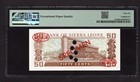 Sierra Leone 50 Cents 1981 P4ds Specimen  Uncirculated Graded 66