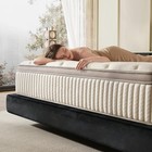 Queen Mattress  12 Inch Hybrid Queen Mattress In A Box  Memory Foam   Individual