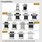 2 3 4 5 6 Pcs Heat Shield Burner Cover For Nexgrill 720-0896b 720-0898 720-088